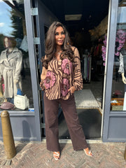 Blouse "Lotus" Camel