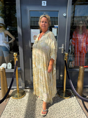 Jurk “In the sun” Gold