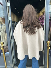 Poncho "Poca" Beige