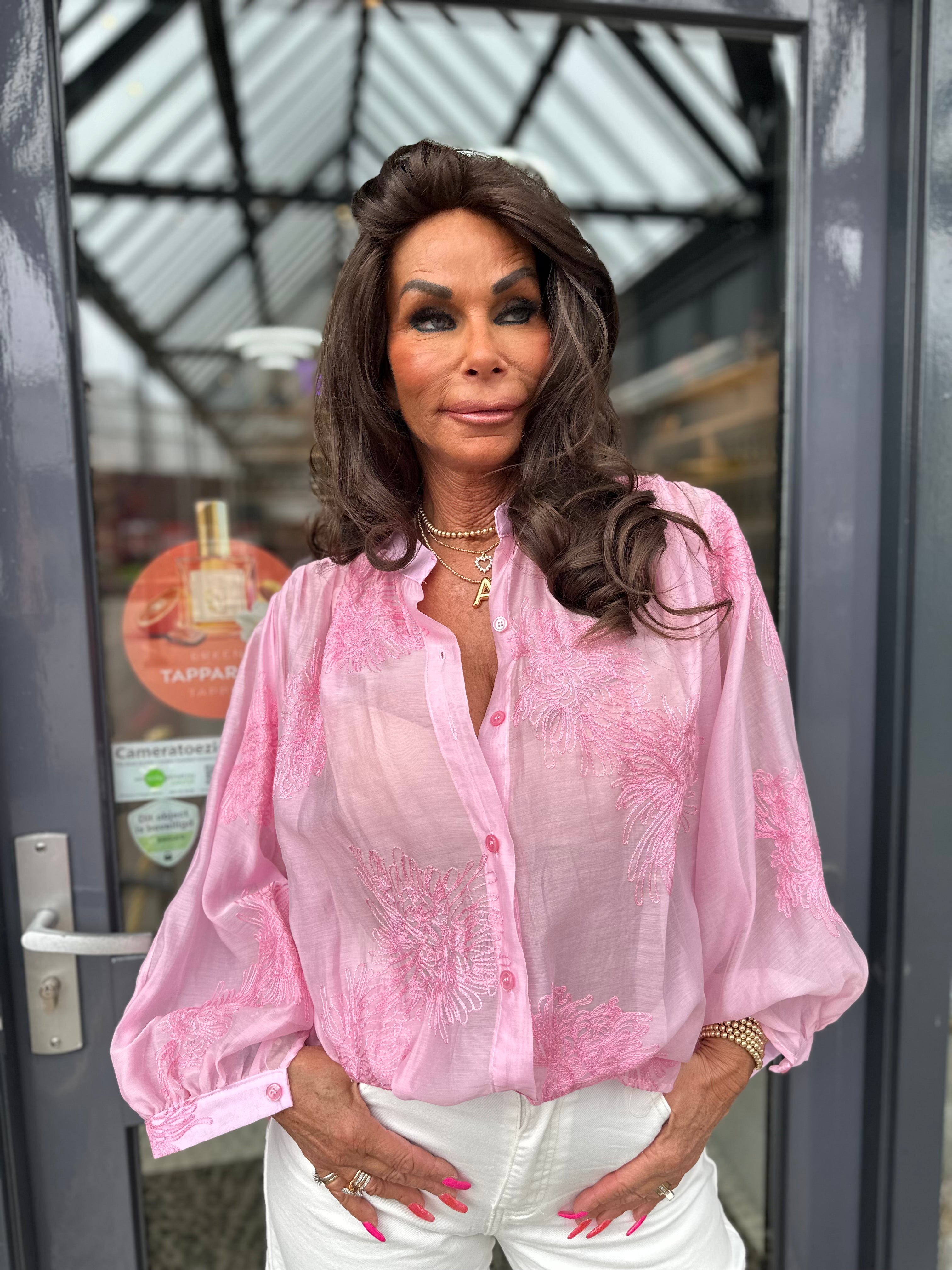 Blouse "Bibi" Licht roze