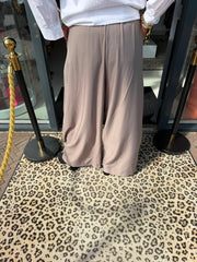 Wijde broek "Mies" taupe