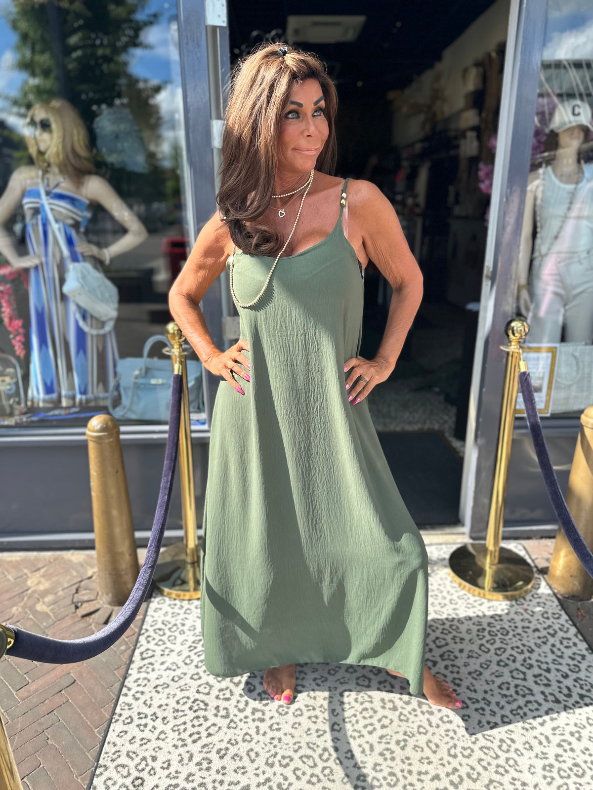 Jurk "Laila" groen