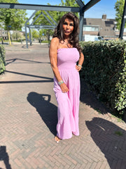 Strapless hydrofiele jurk "Party" licht roze