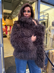 Winterjas super zacht "Bruin”