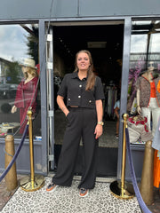 2 delig set "chique de friemel" Zwart