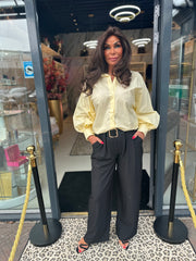 Pantalon "made by ann" zwart 85 cm