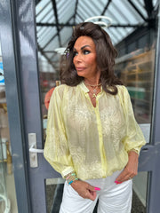 Blouse "Bibi" Geel