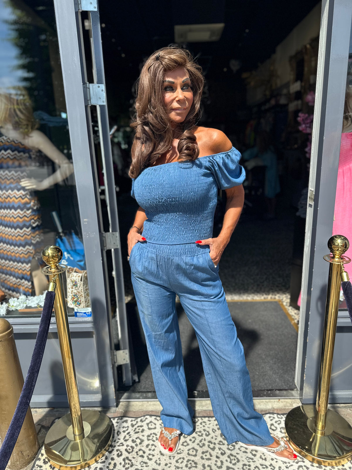 2 delig set “Stephanie” denim
