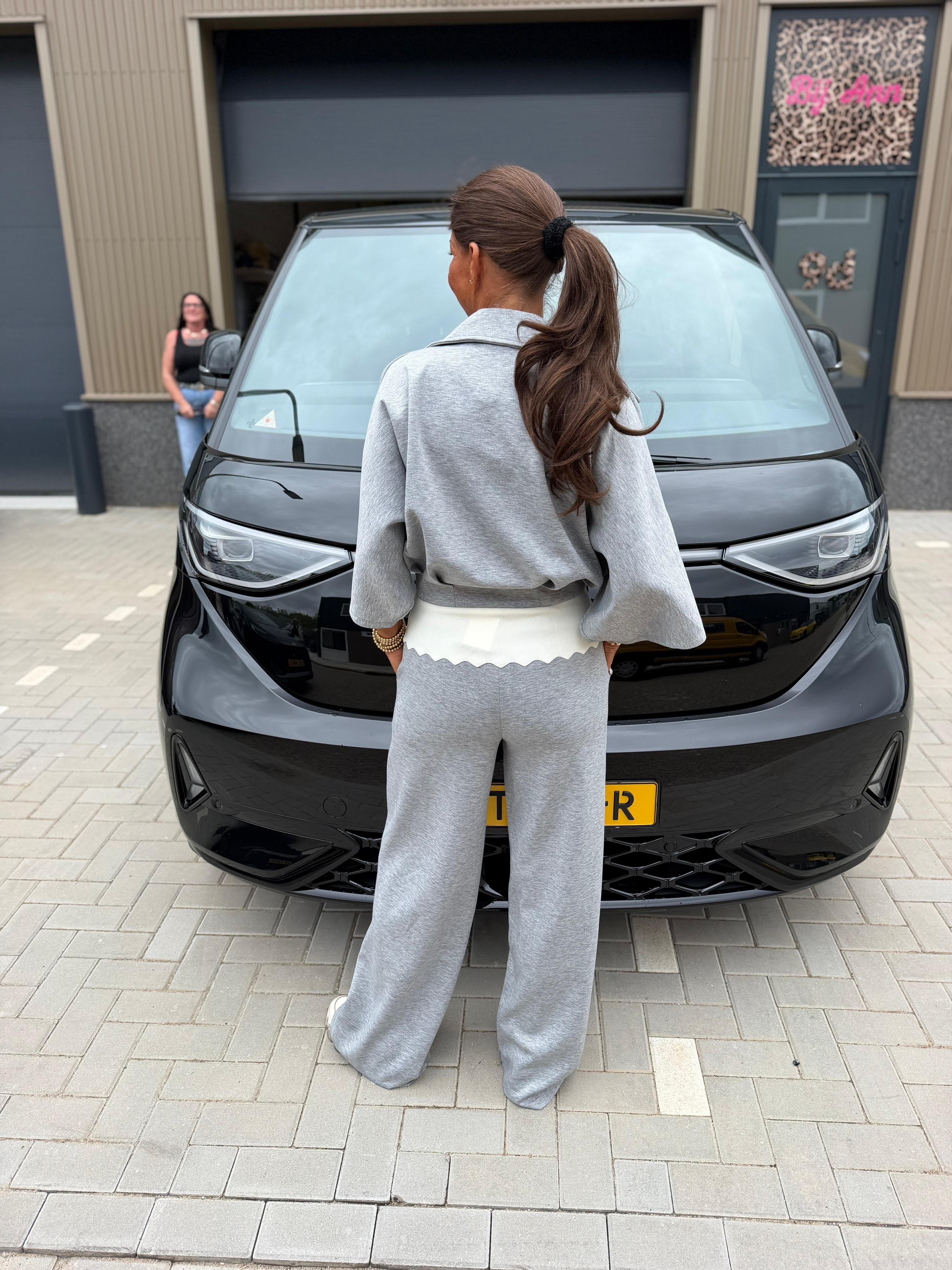 2 delig joggingpak "Dayen" Grijs