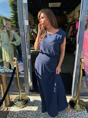2 piece "Sunny" Donkerblauw