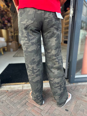 Jeans donker camouflage