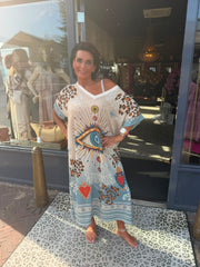 Lurex Jurk “Dreamcatcher” korte mouw