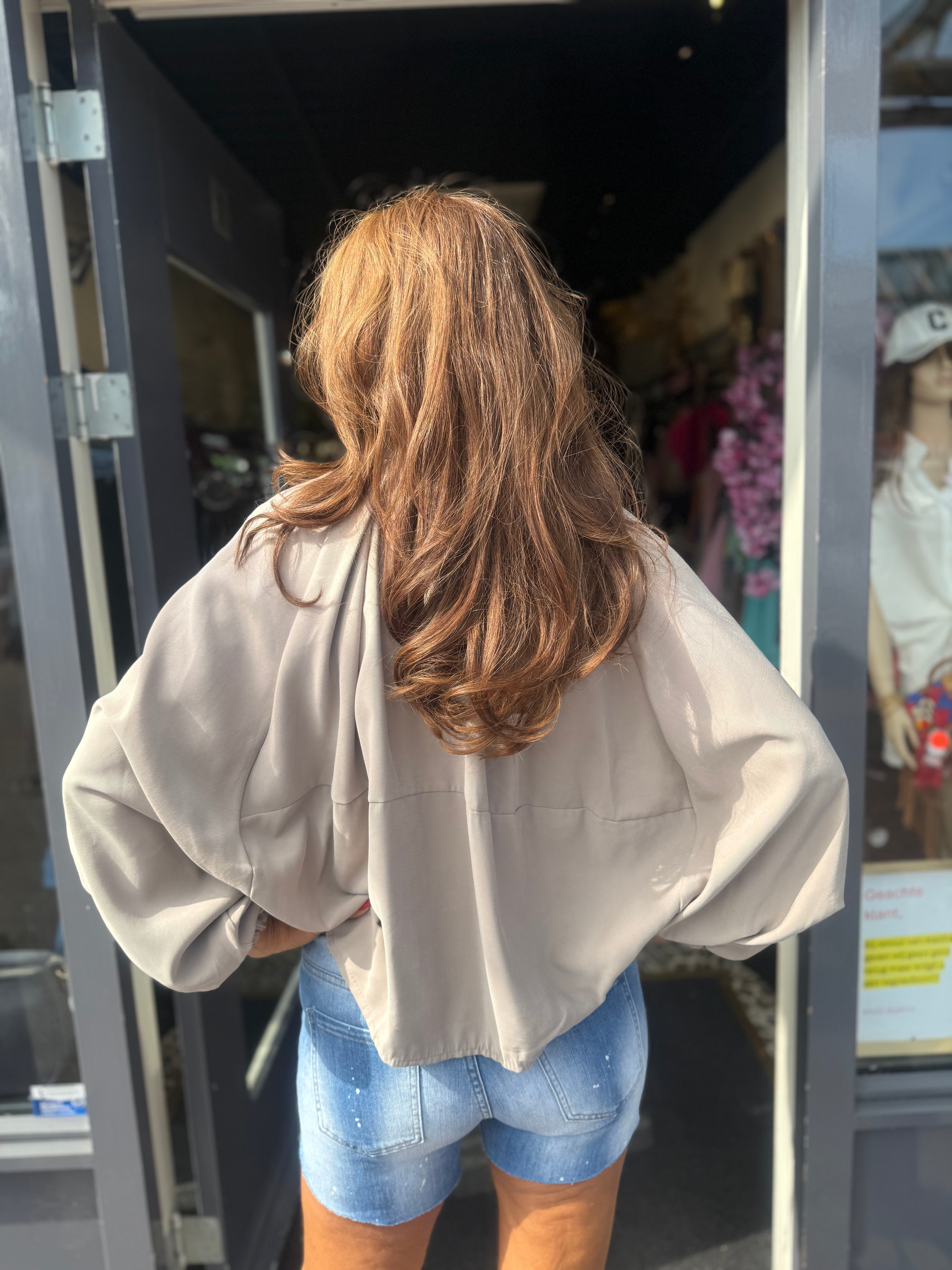 Ballonjasje Taupe"