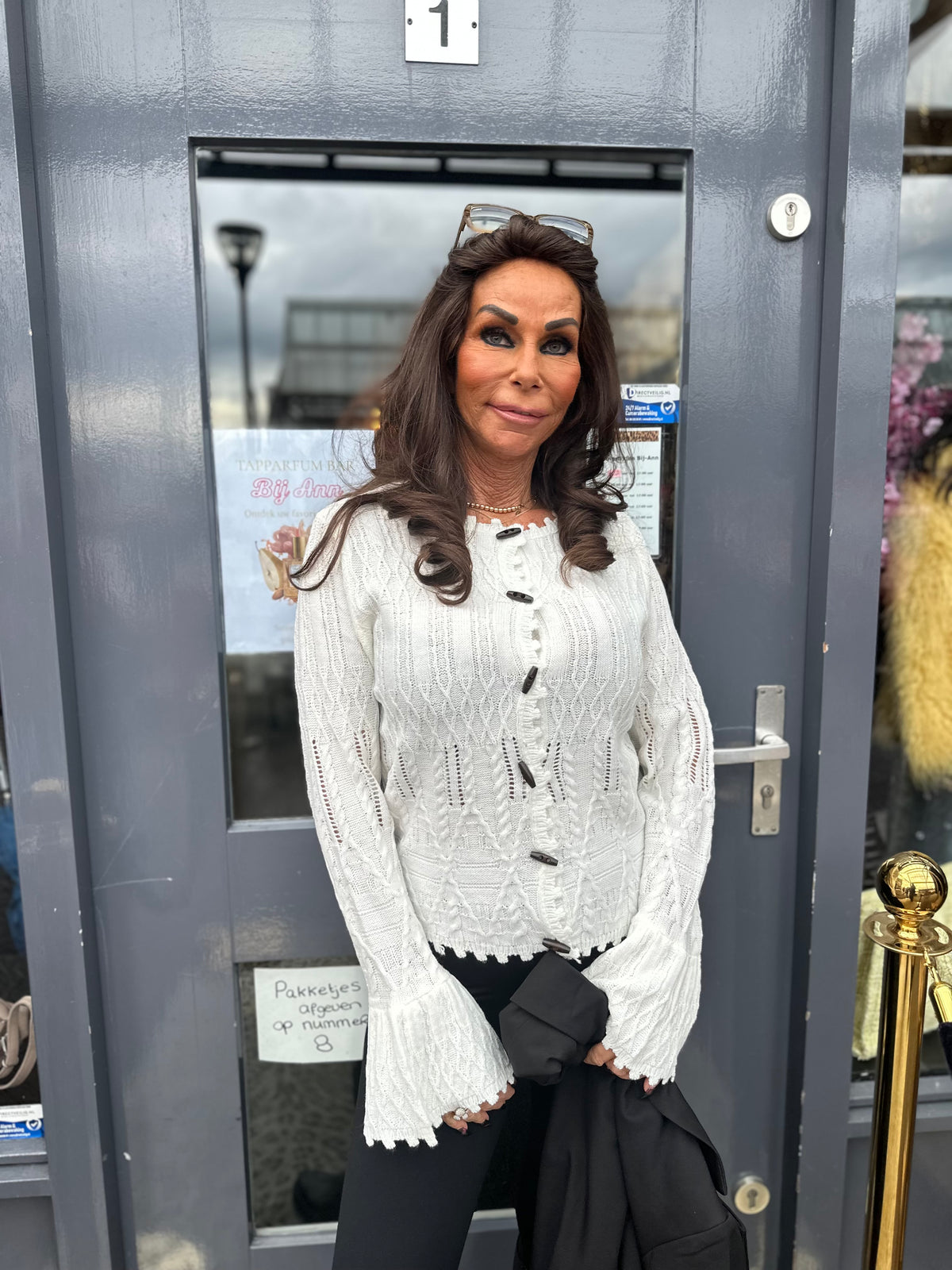 Vestje “Mouwtjes” wit