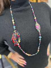 Lange ketting "Multicolour"