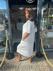 Jurkje "Azia" Roezelmouw Beige