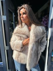 Bontjas fakefur "Taupe"