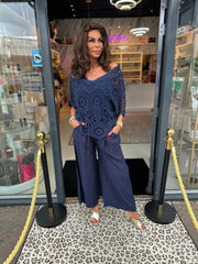 3 delig set "Mia" Navy