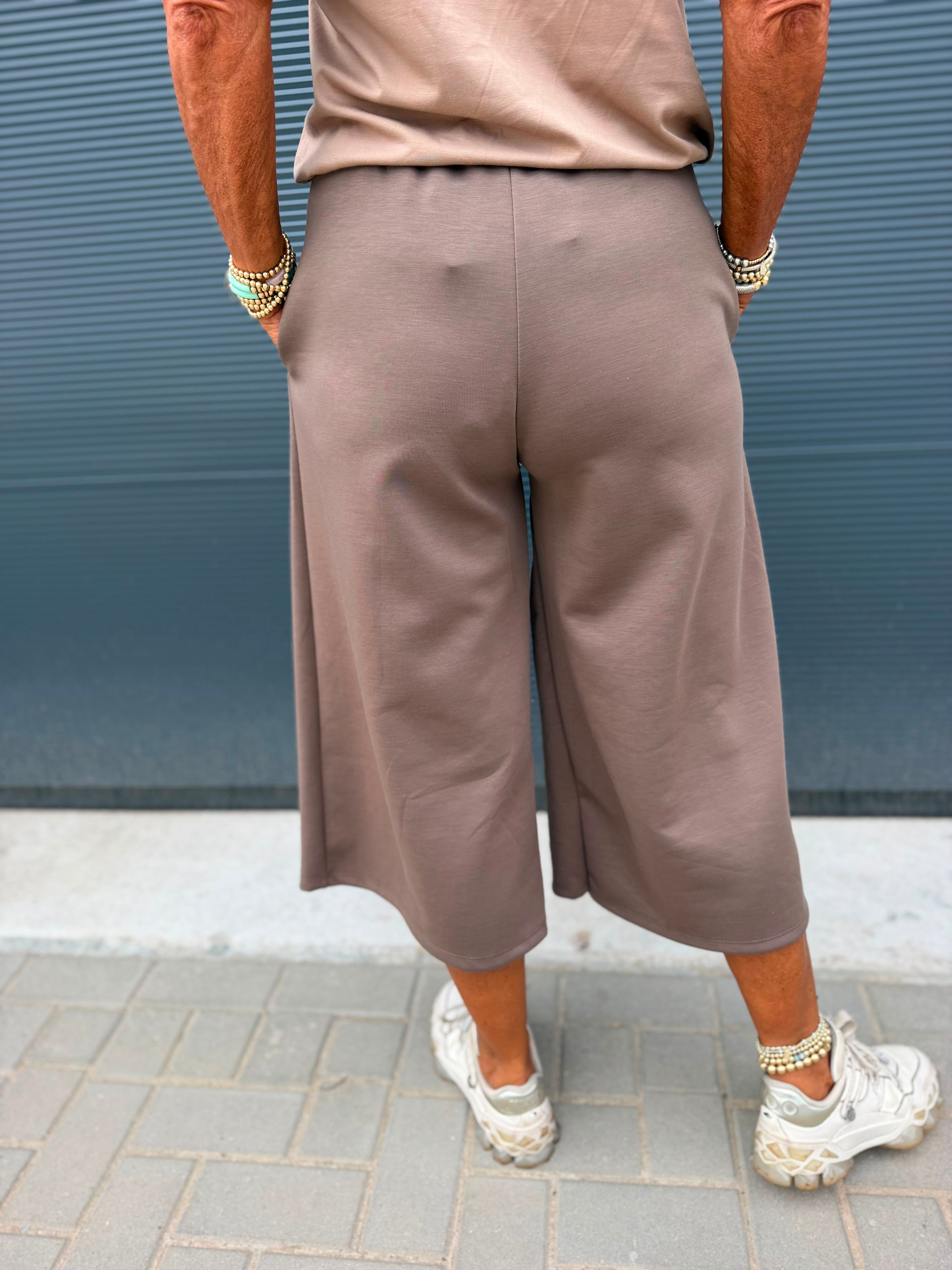 Comfy Culotte donkertaupe