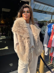 Gilet "Almost autumn" Taupe