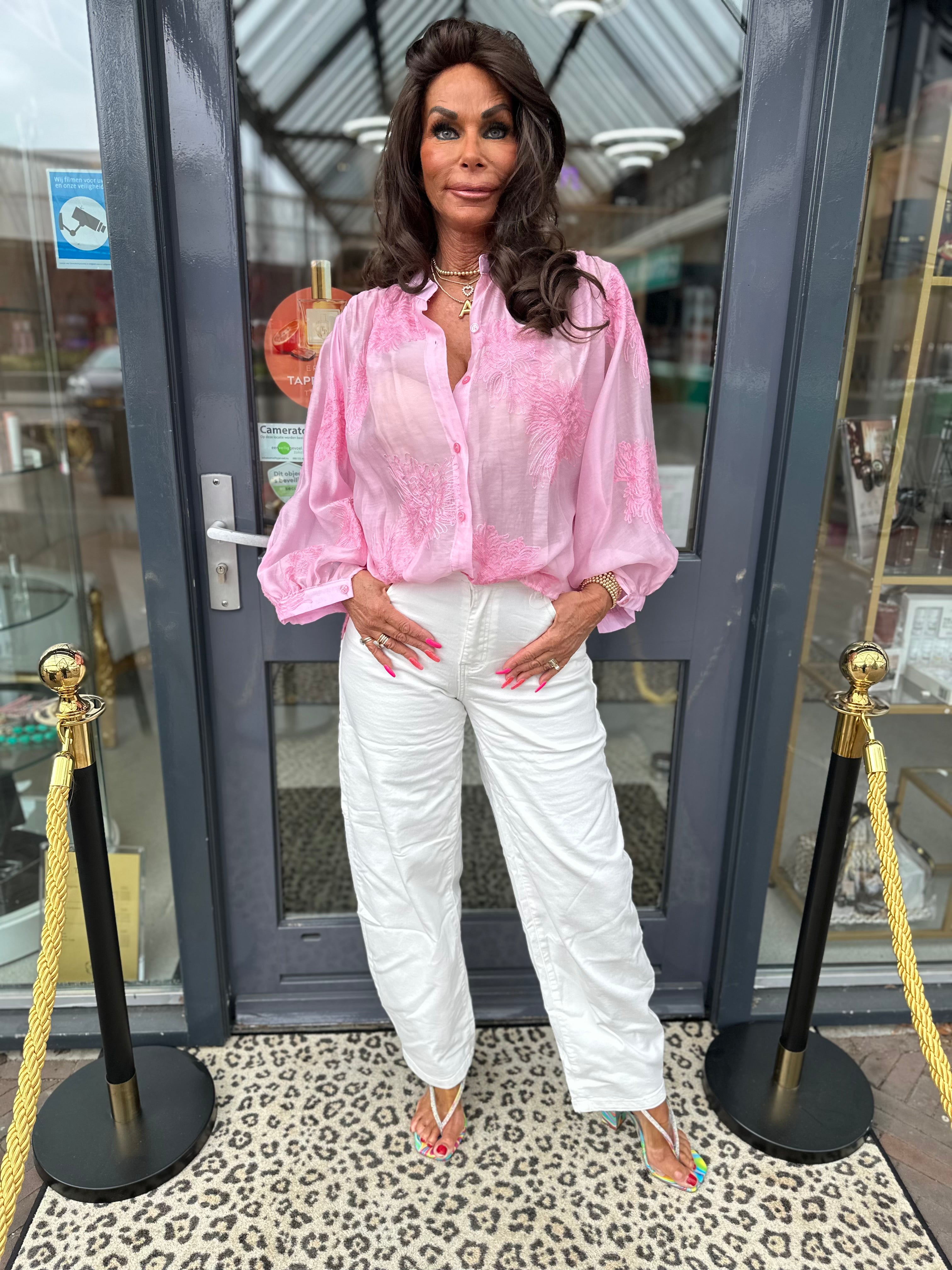 Blouse "Bibi" Licht roze