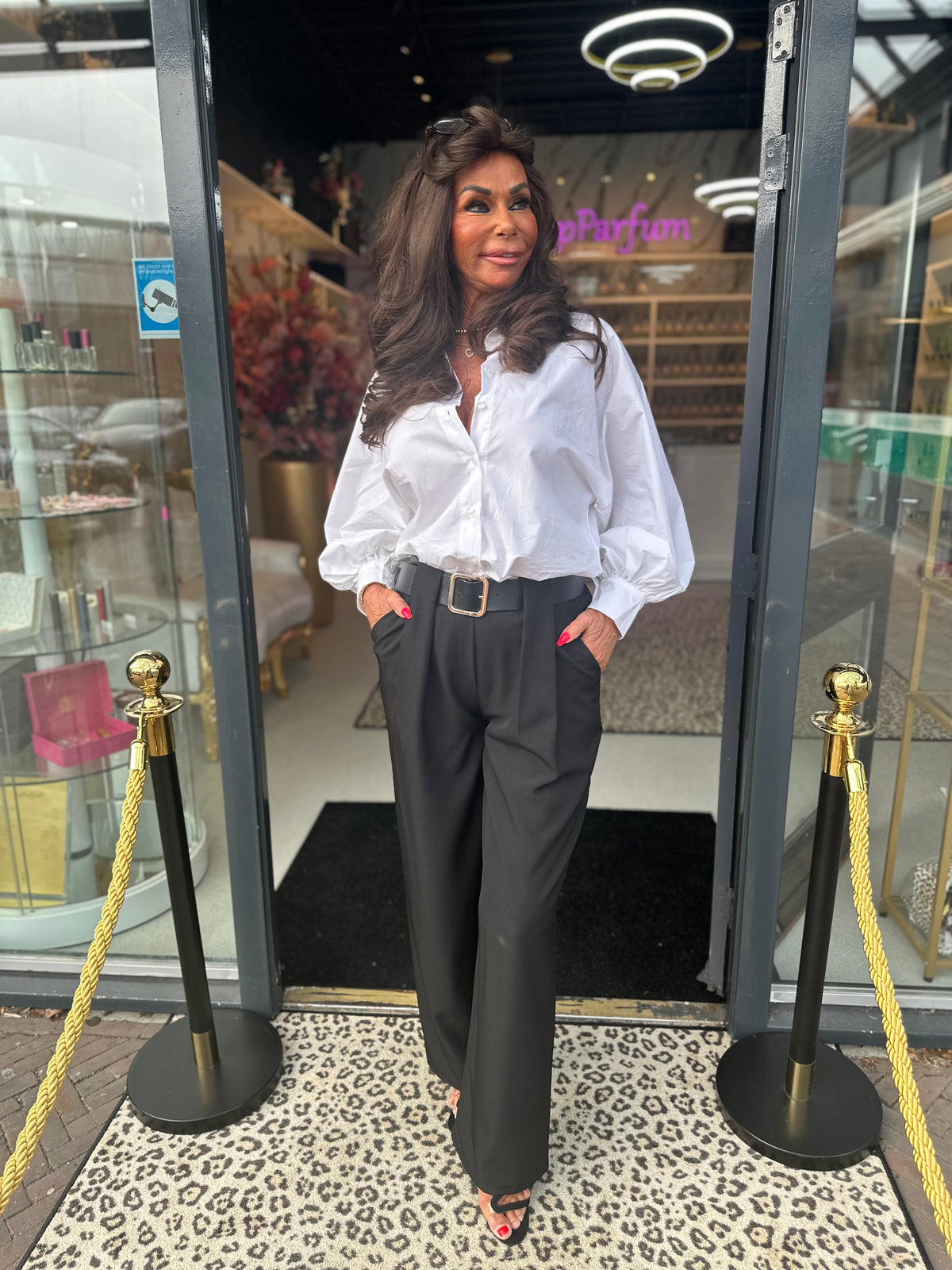 Pantalon "made by ann" zwart 70 cm