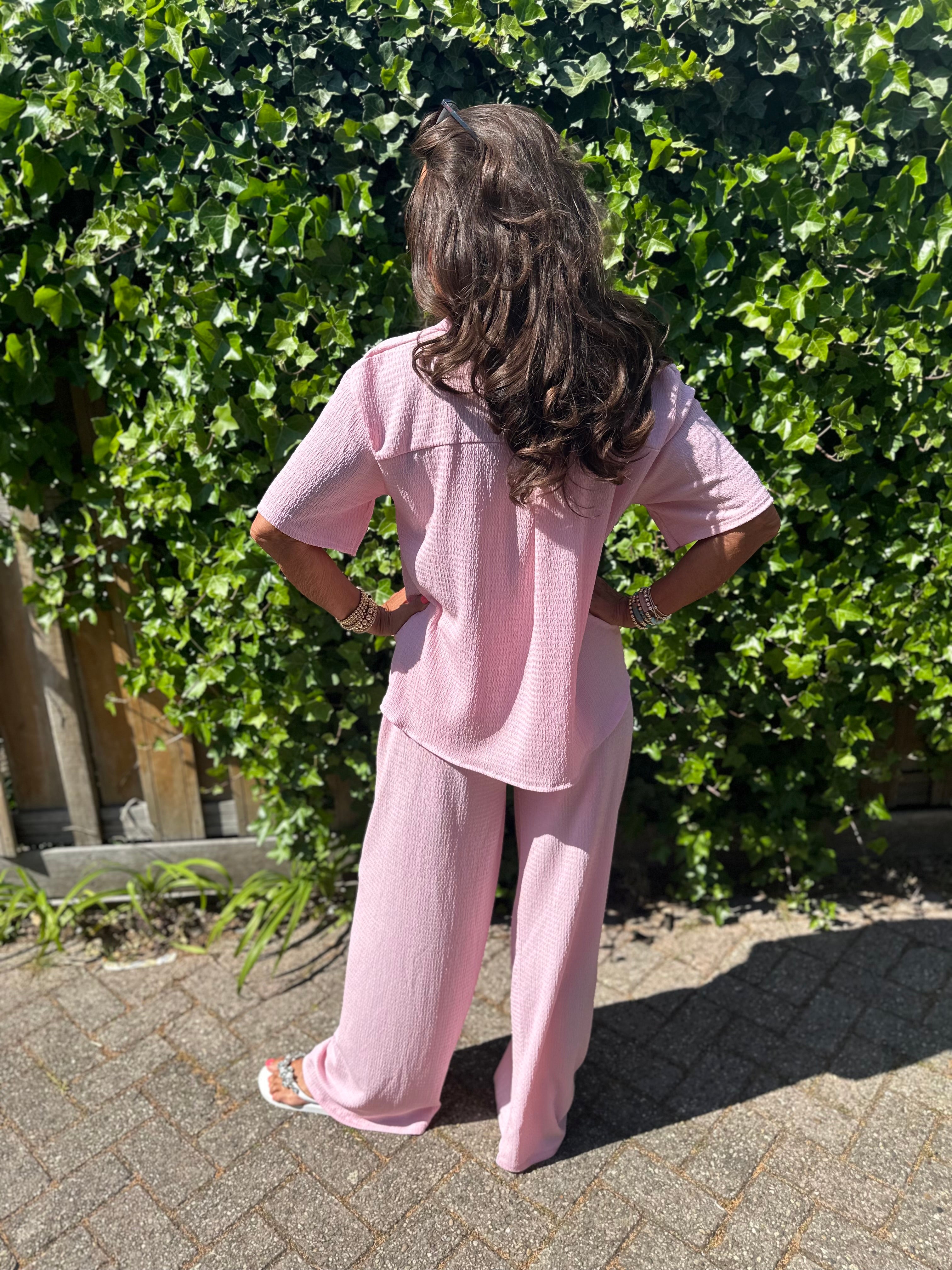 2 delig set “Cloud" Roze