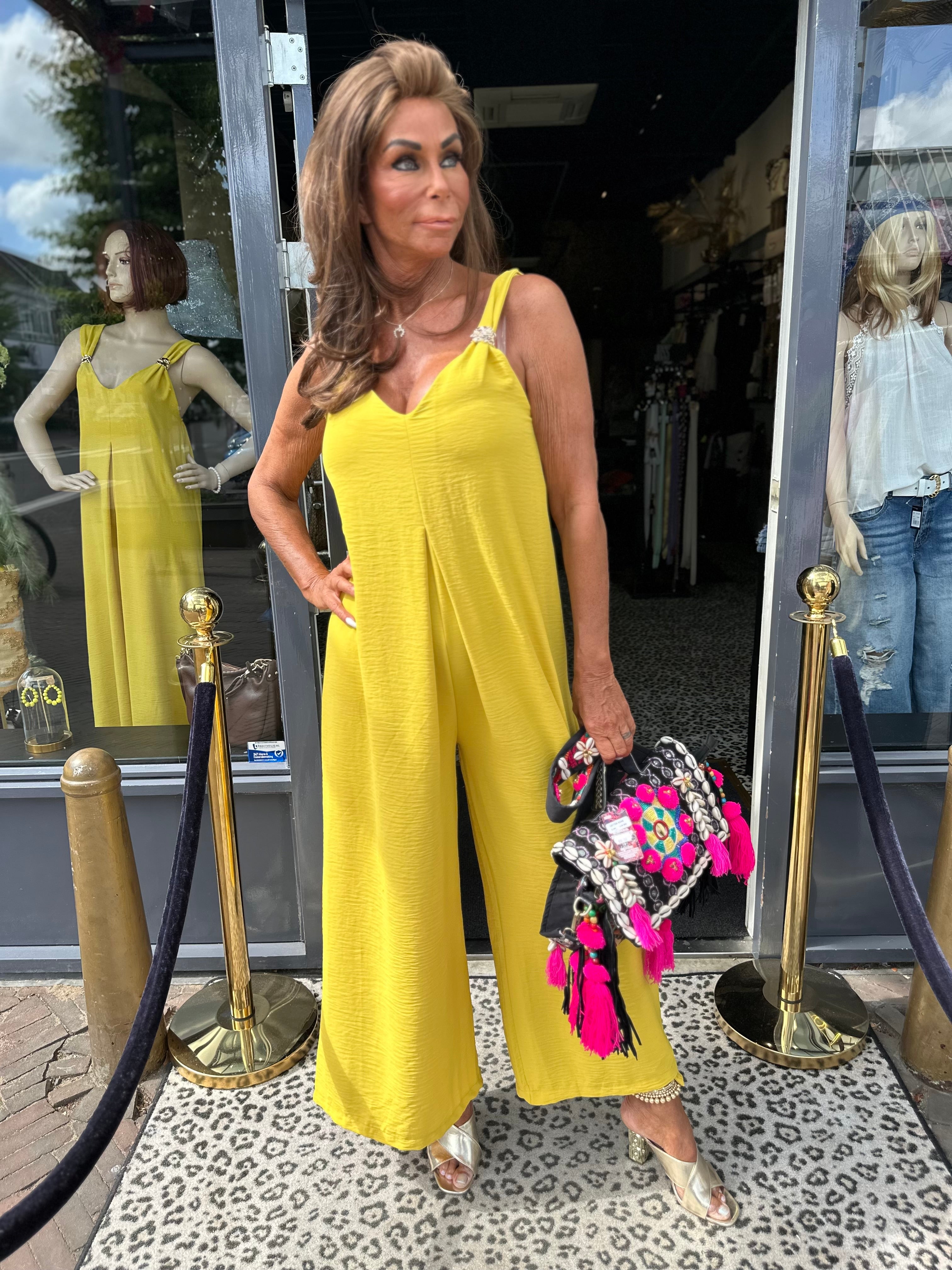 Jumpsuit "Amarillo" geel