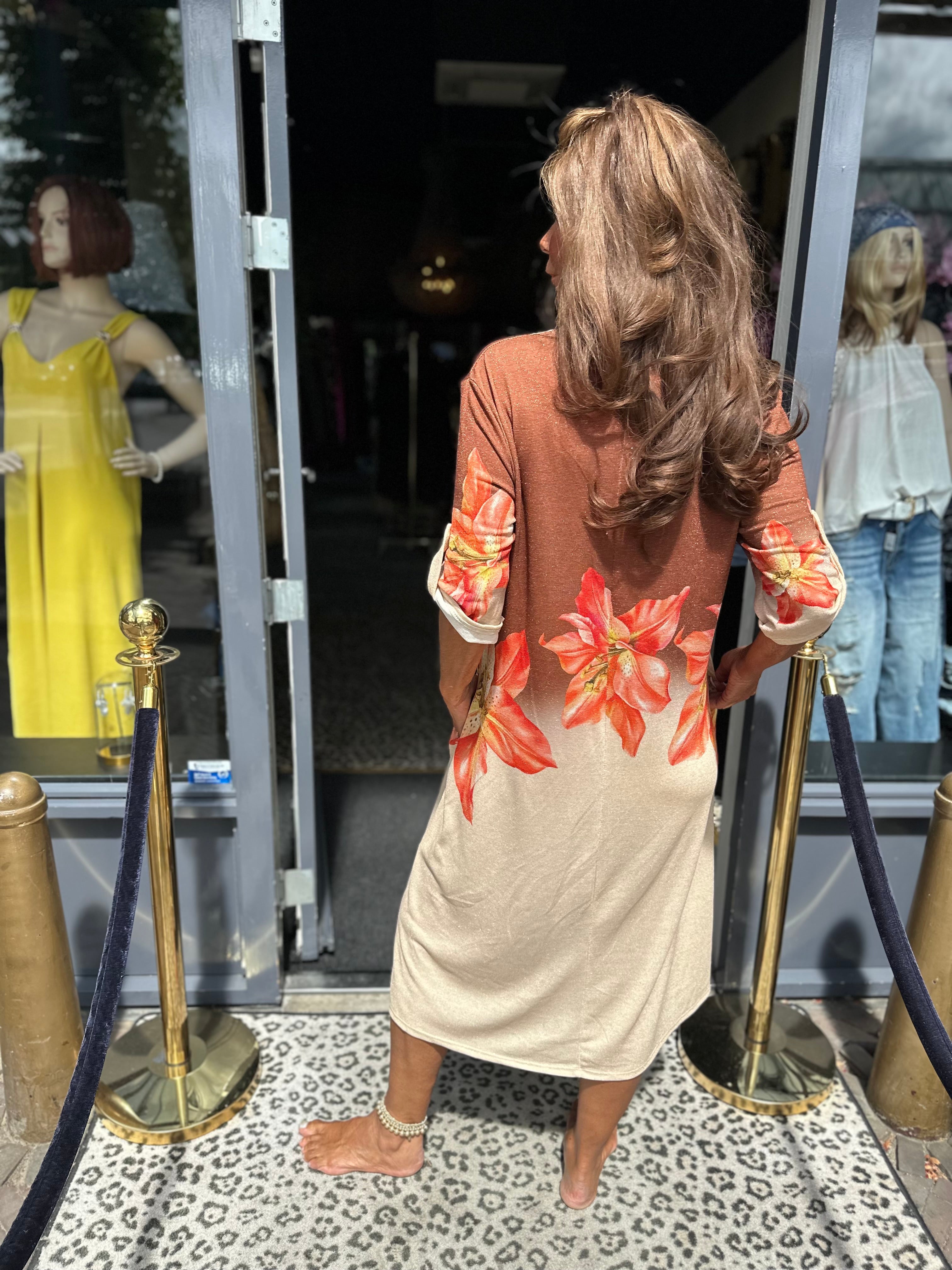 Lurex jurk "Flo"