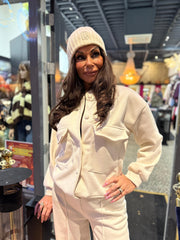 2-delig set "black friday!" licht beige