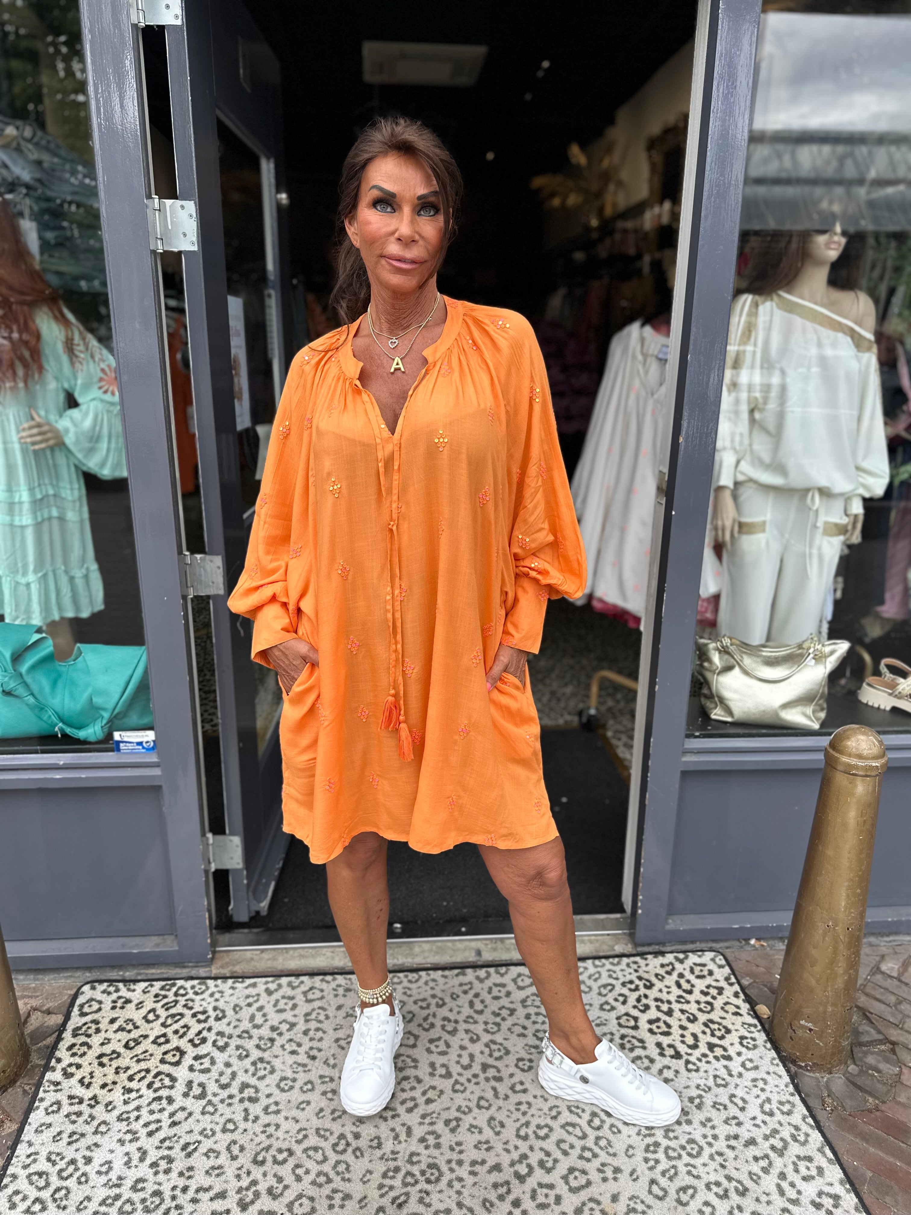 Tuniek Gold&Silver oranje