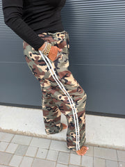 Comfy broek “leger” groen