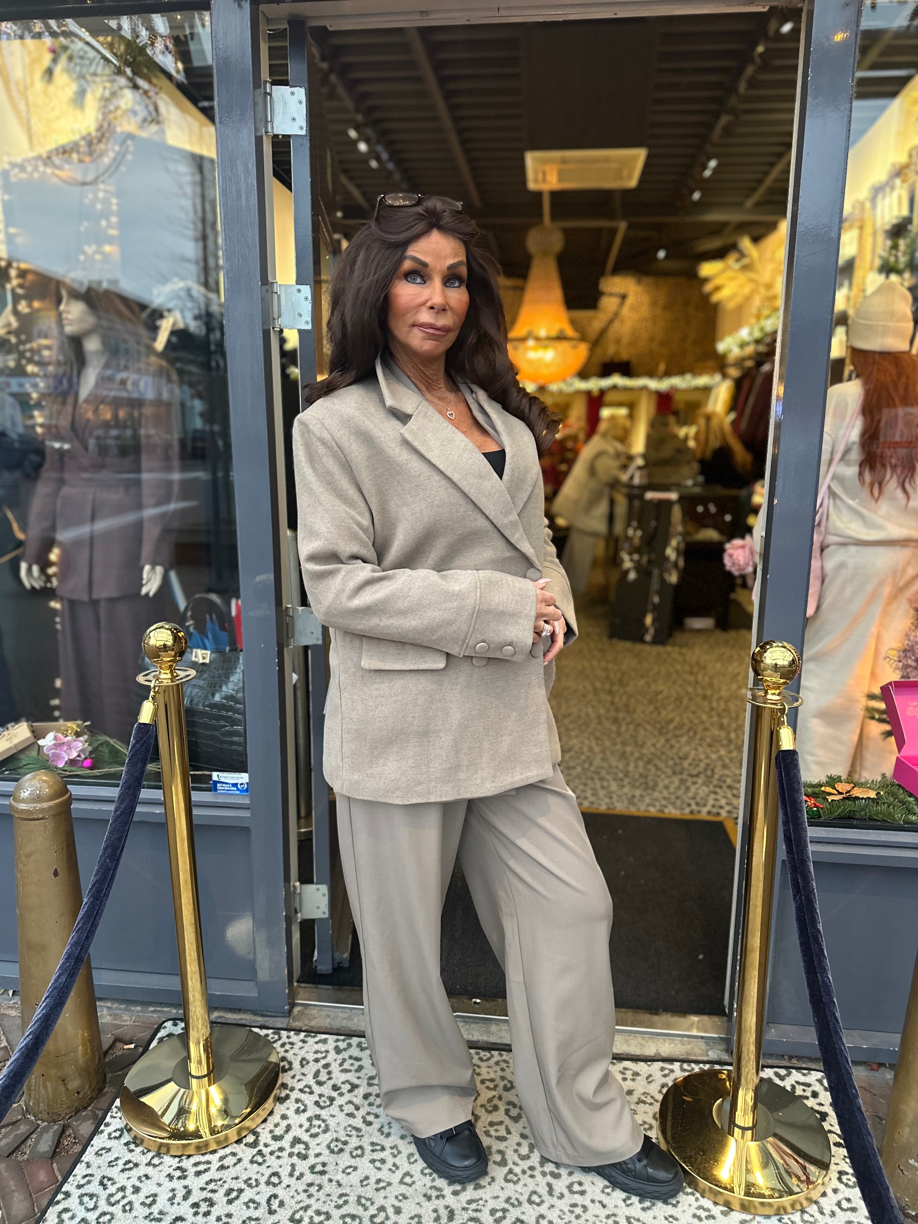 Jas Colbert "Jus de pom " taupe