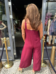 Jumpsuit "Amarillo" bordeaux