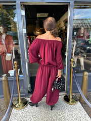 2 delig set "Sunday" bordeaux