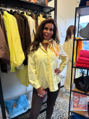 Blouse basic geel