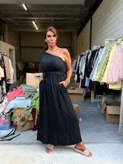 Hydrofiel Jurkje "off shoulder" zwart