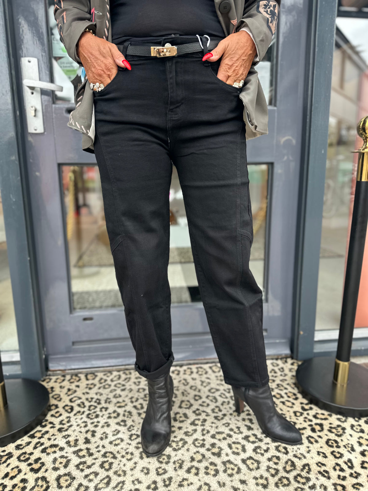Stretch jeans "Black"
