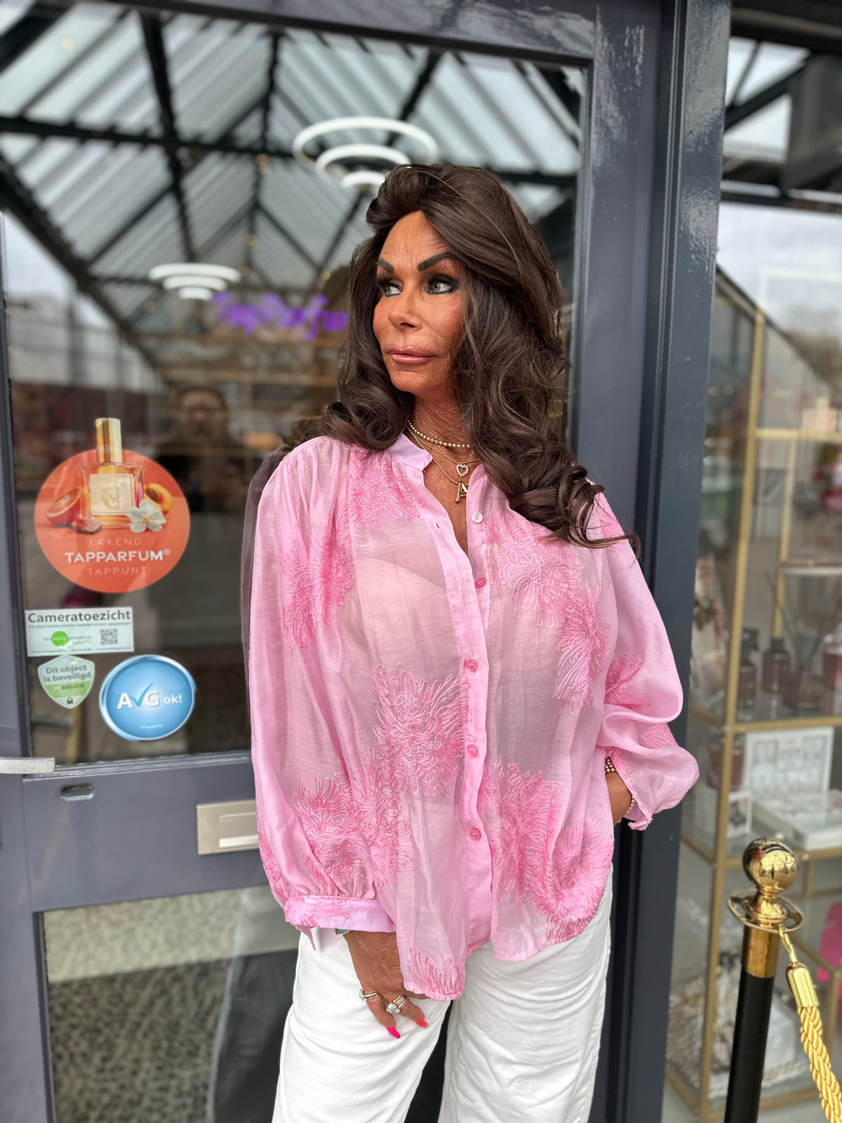 Blouse "Bibi" Licht roze