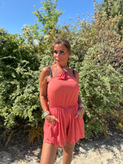 Jumpsuit “take a swim” koraal