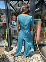 2 delig set "Arabian night" Teal green