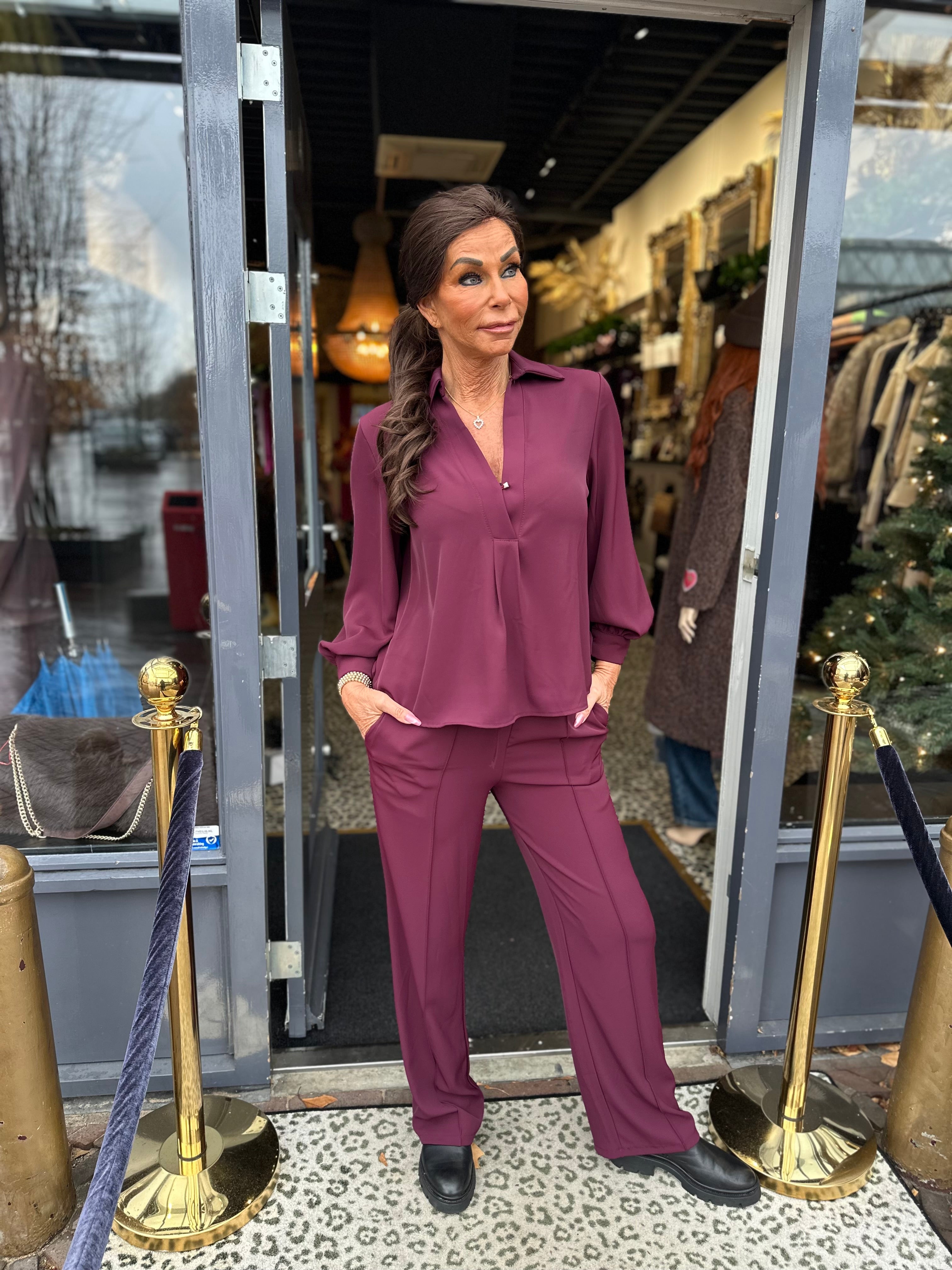 2 delig set “Miss” Plum