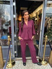 2 delig set “Miss” Plum