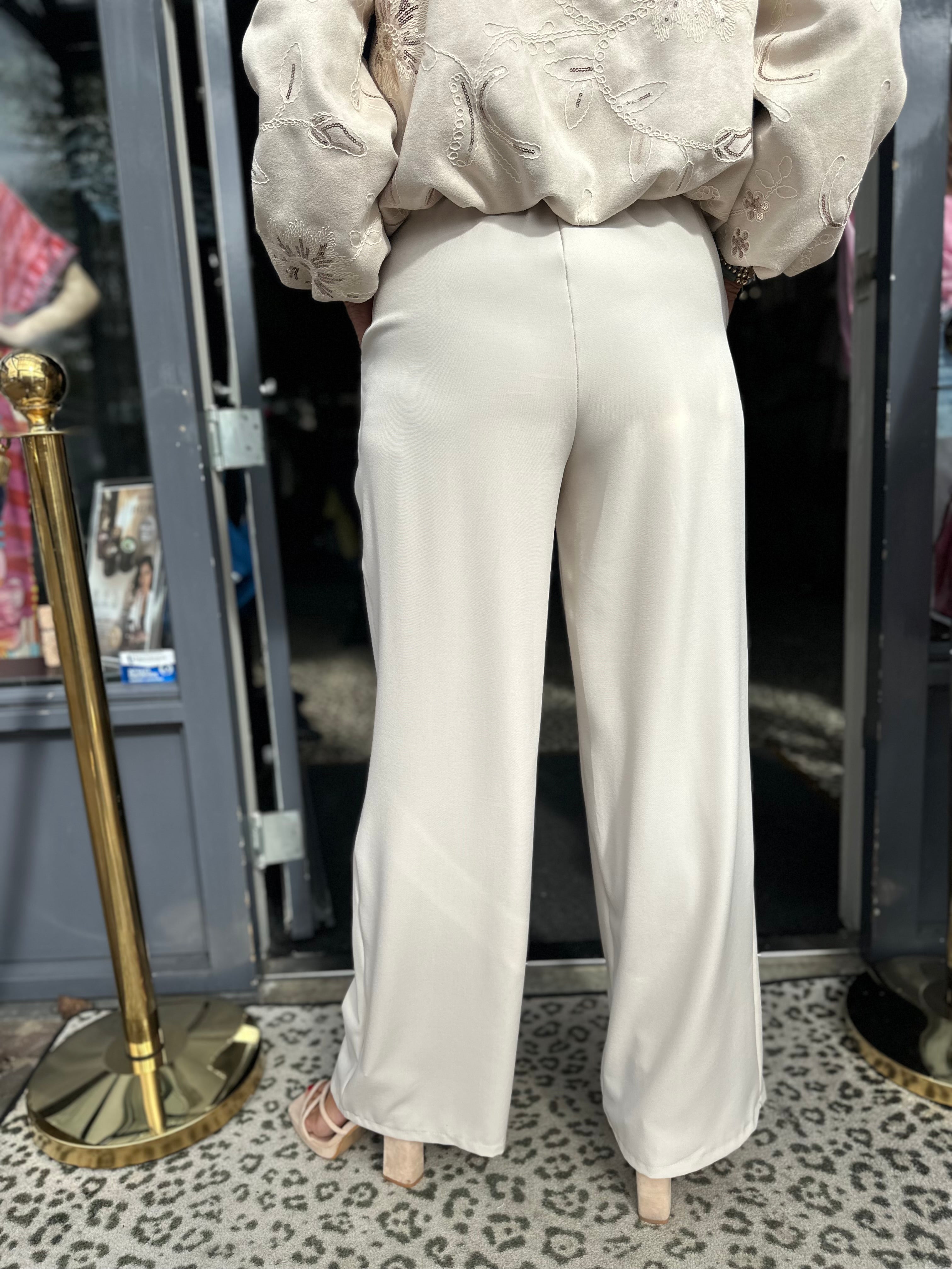 Pantalon "made by ann" beige 70 cm