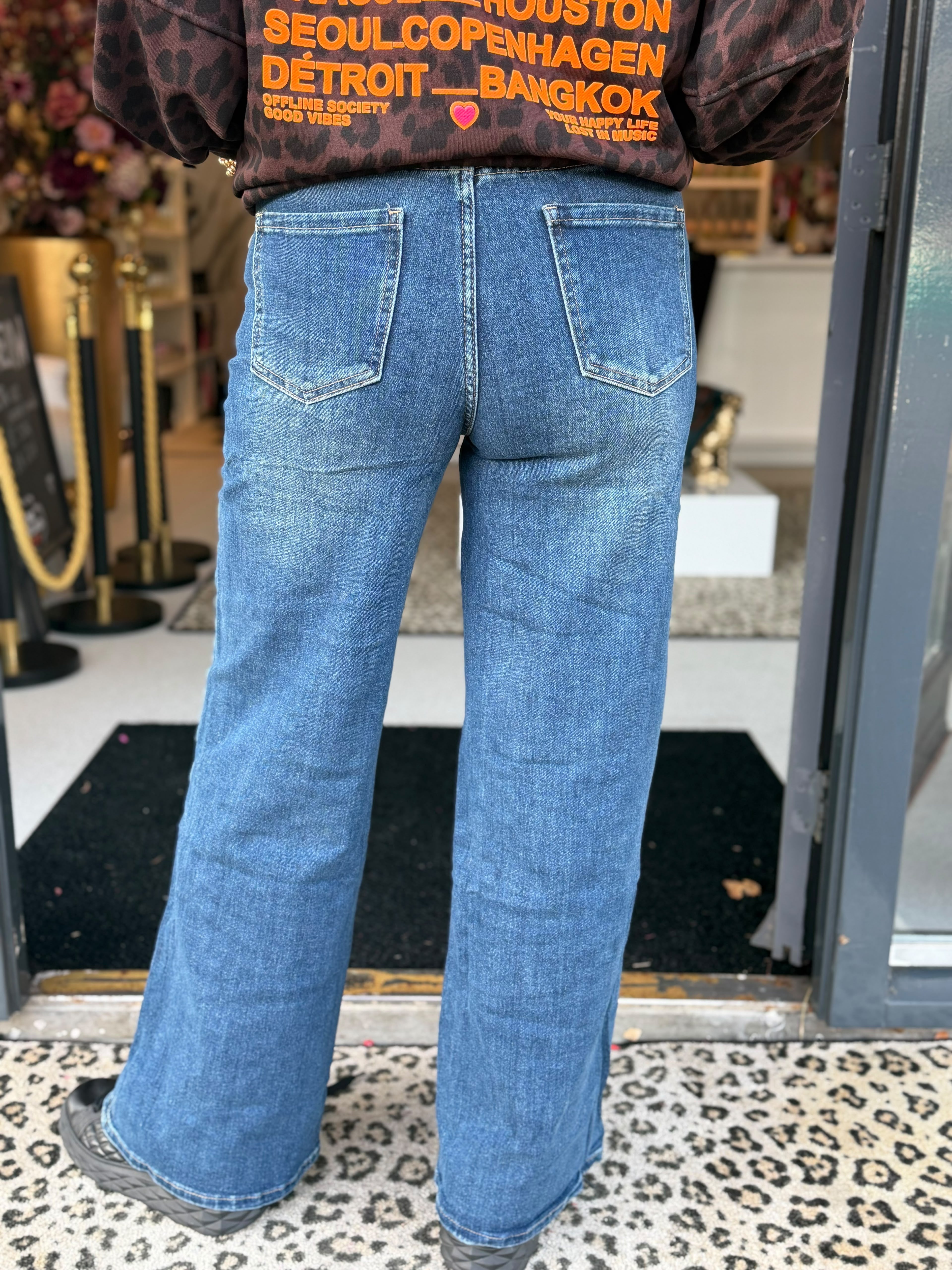 Spijkerbroek "Lex" straight wide