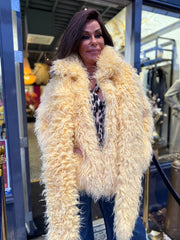 Winterjas super zacht "Geel”