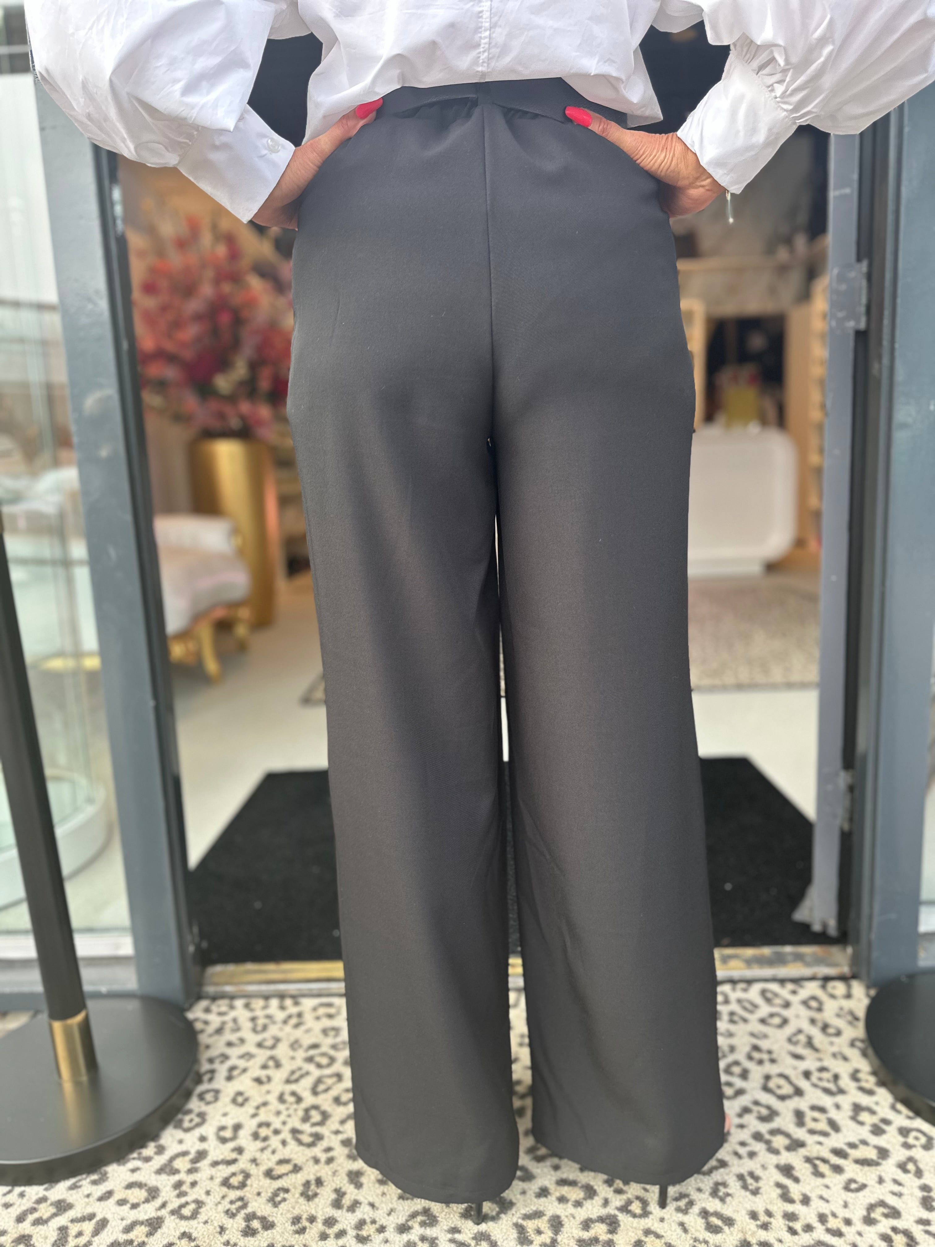 Pantalon "made by ann" zwart 85 cm