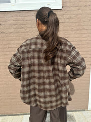 Blouse "Caith" bruin bling