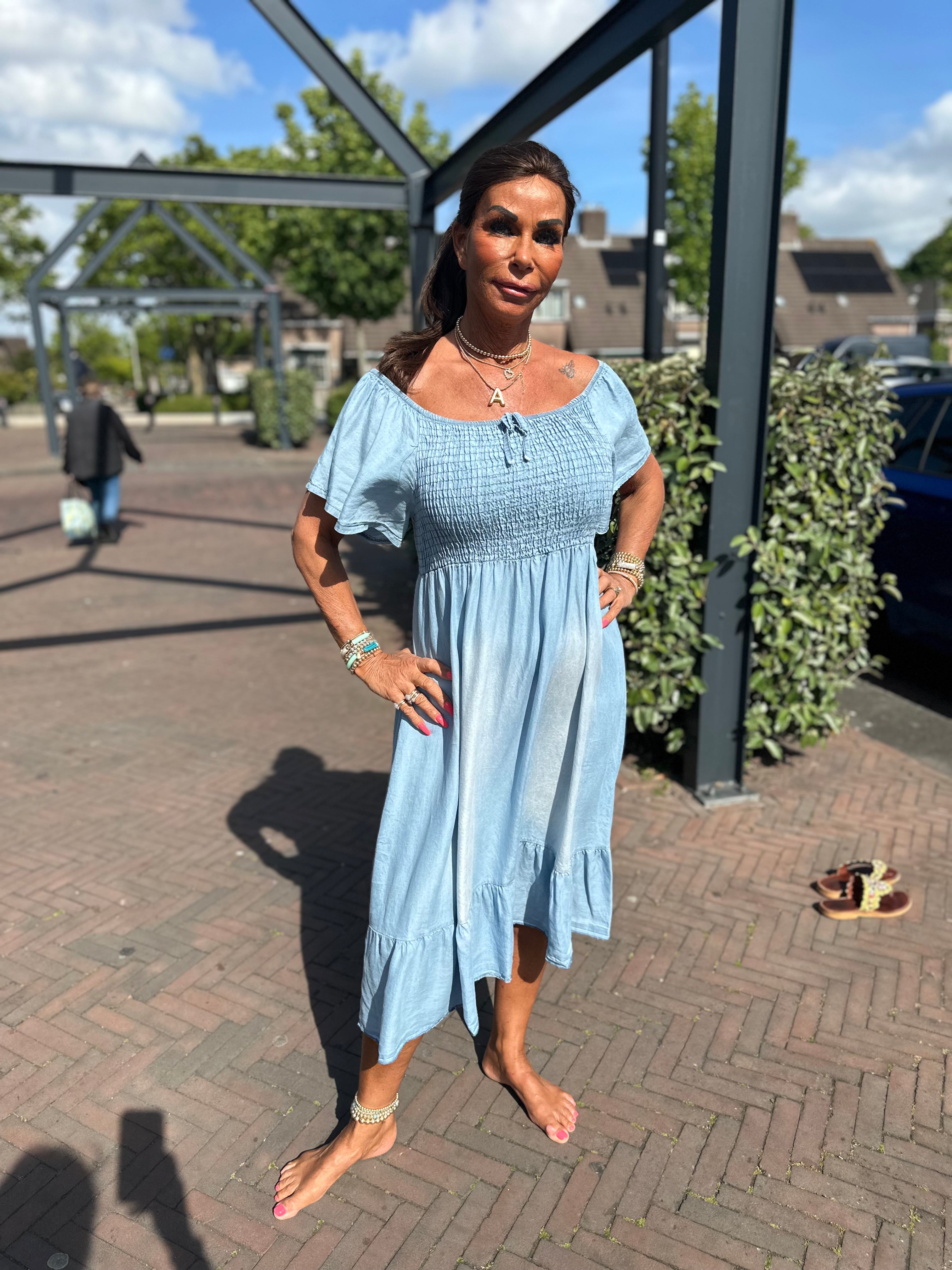 Tencel jurkje "Denim"