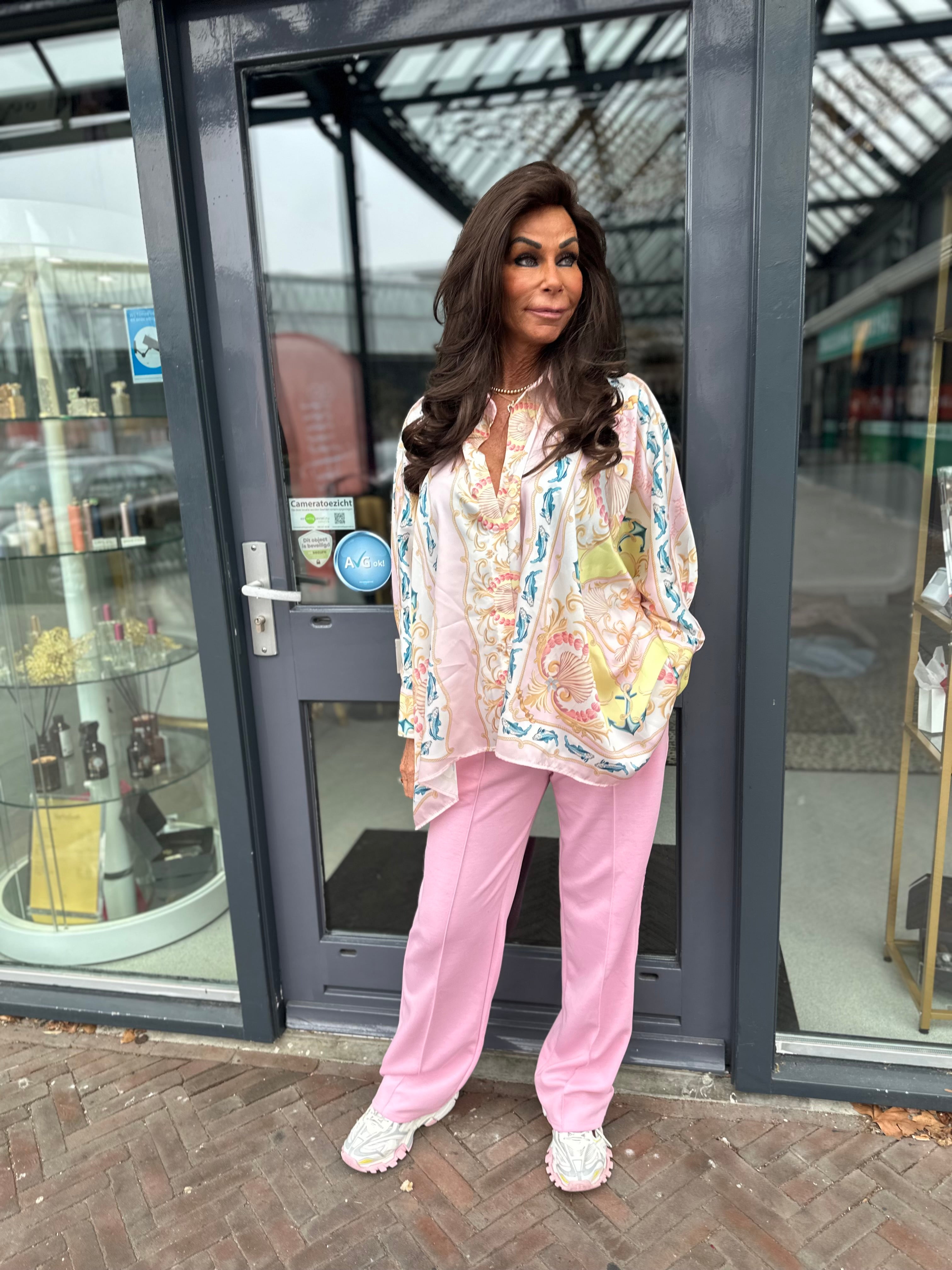 Blouse "sunshine" Roze